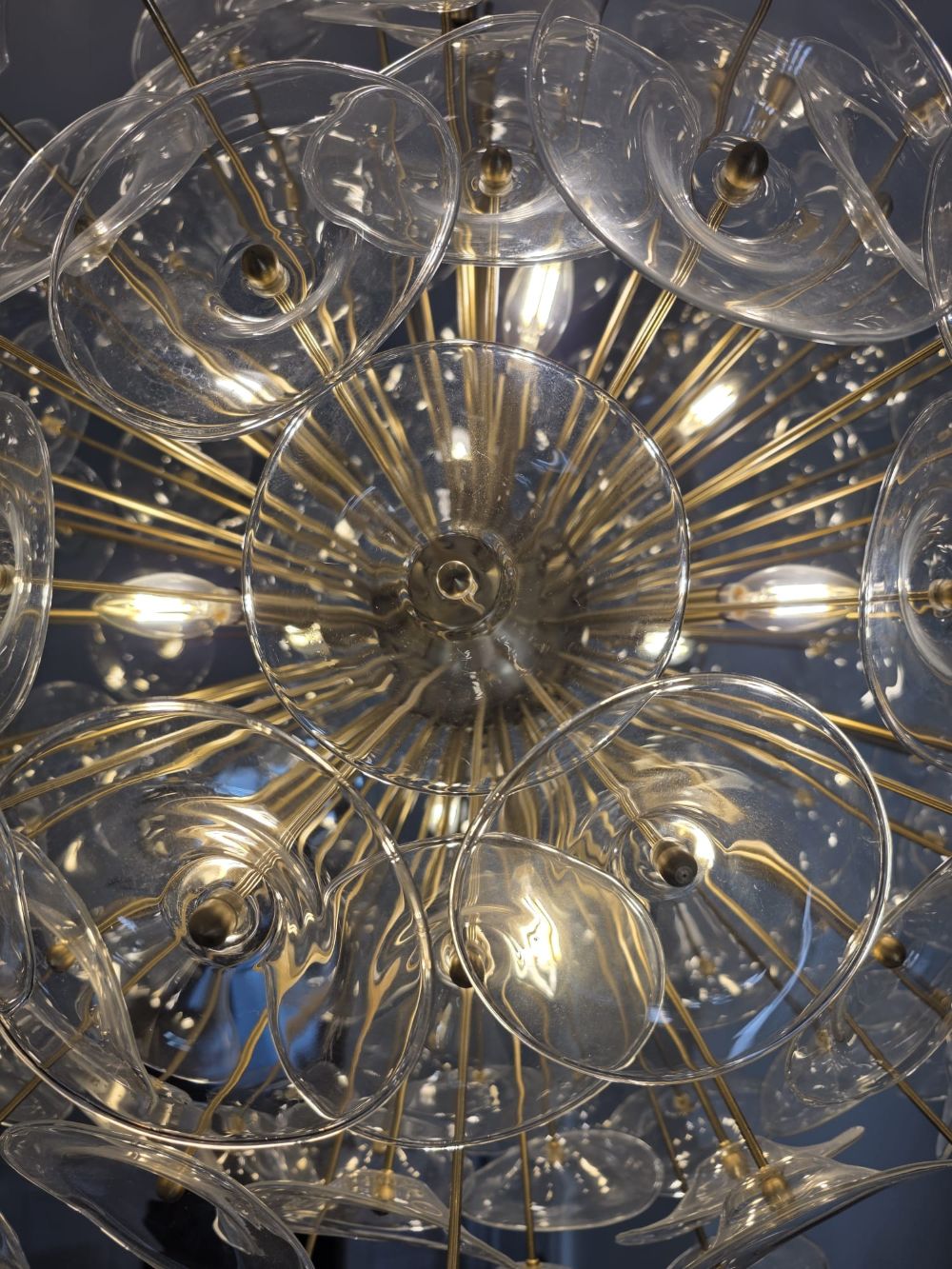 Before & After Chandelier Cleaning