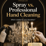 chandelier cleaning spray vs professional cleaning