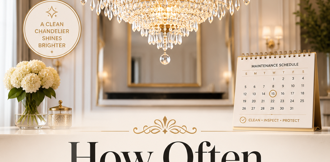 how often to clean a chandelier