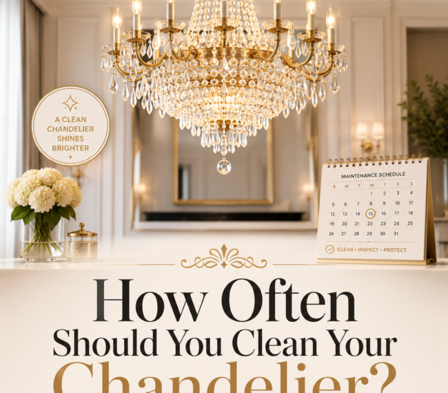 how often to clean a chandelier