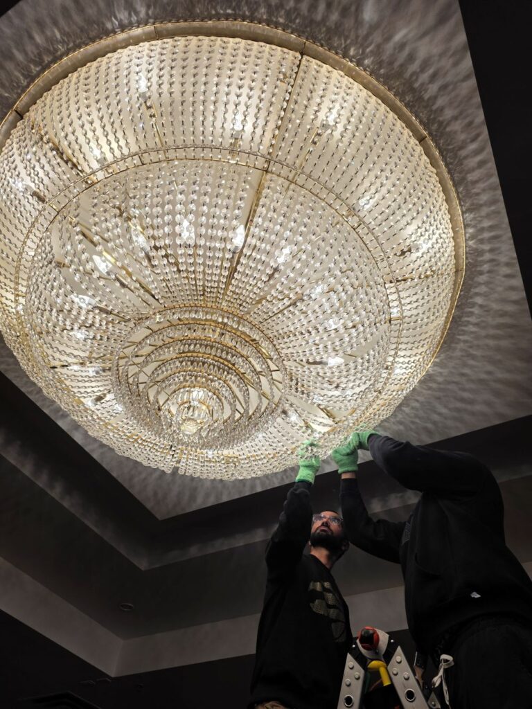Why Commercial Chandelier Cleaning Matters