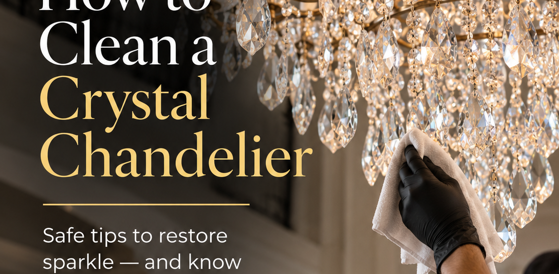 how to clean a crystal chandelier