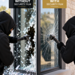 does window security film prevent break ins