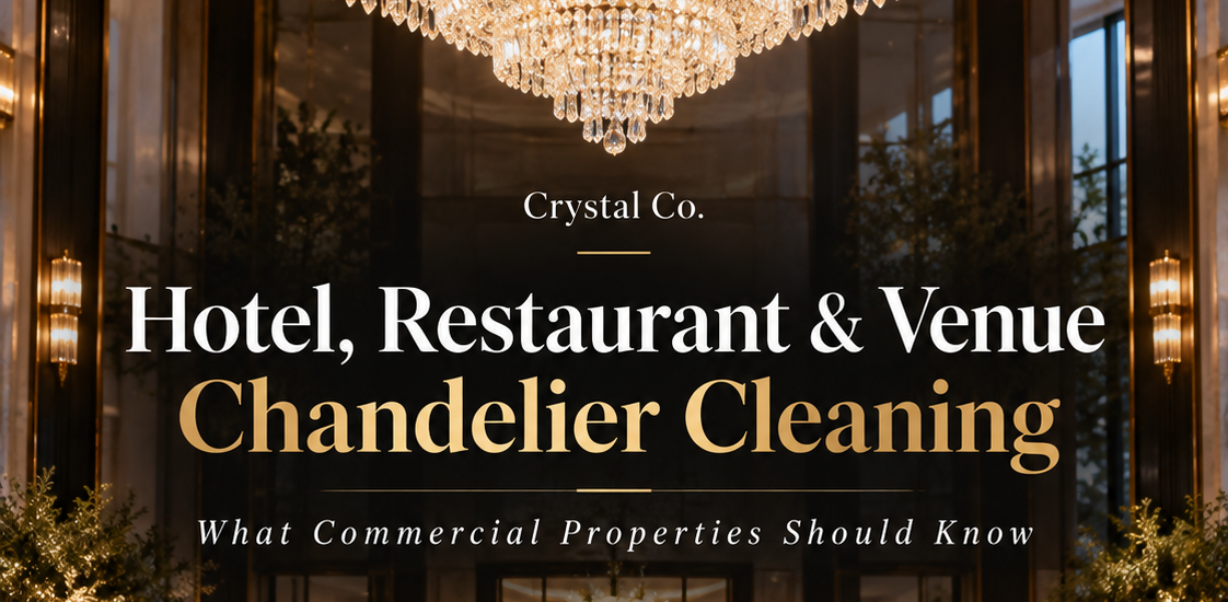 hotel chandelier cleaning