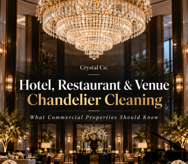 hotel chandelier cleaning