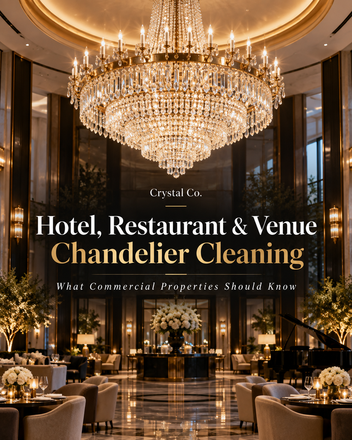 hotel chandelier cleaning
