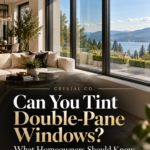 can you tint double pane windows