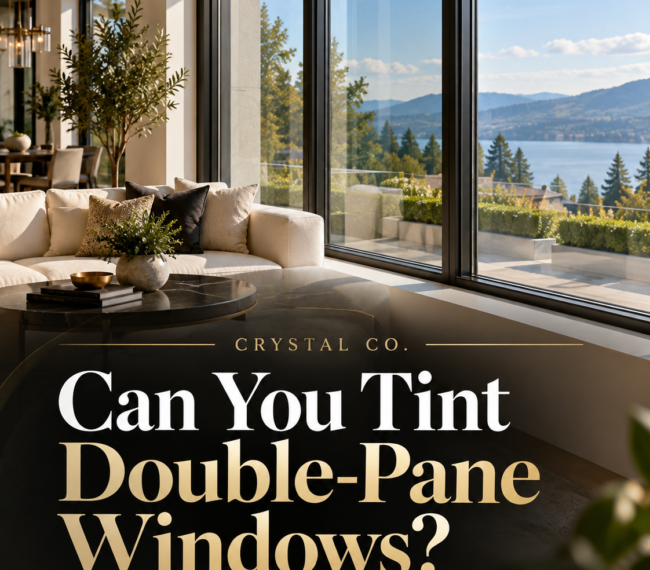 can you tint double pane windows