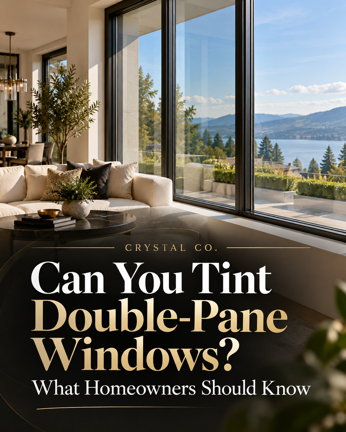 can you tint double pane windows