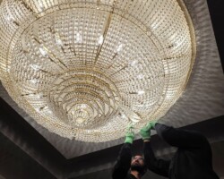 Why Commercial Chandelier Cleaning Matters